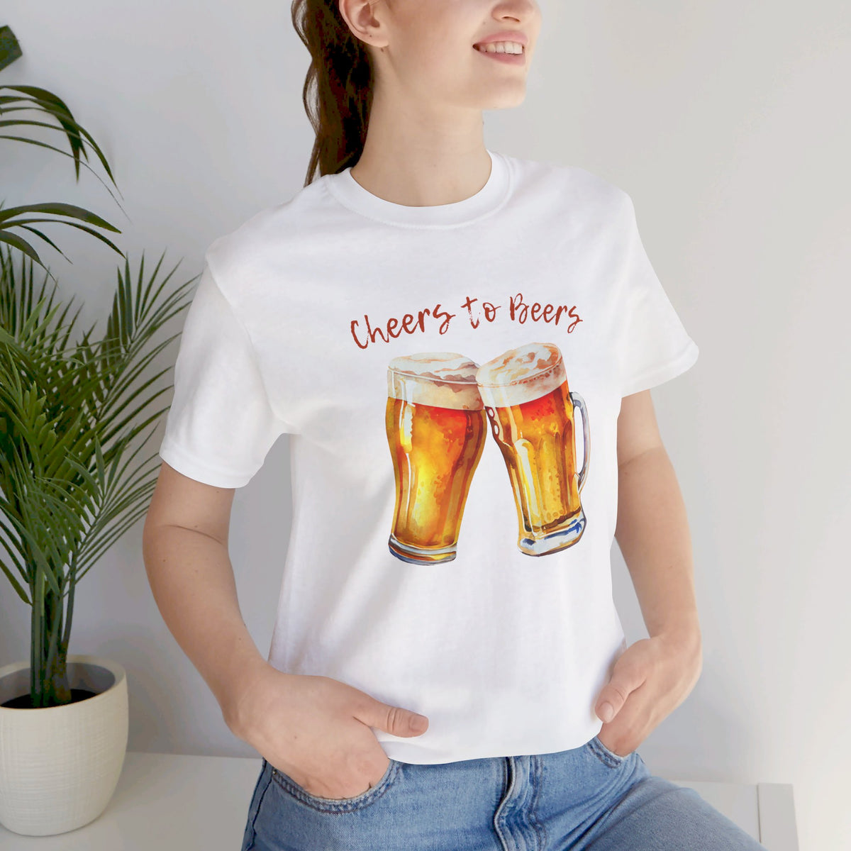 Beers Graphic T-shirts Short sleeve Soft cotton Beer lover Unisex Summer