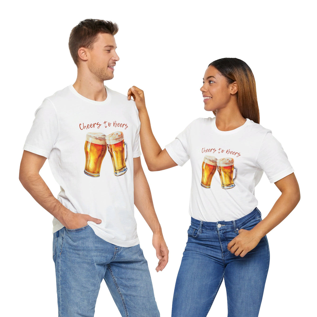 Beers Graphic T-shirts Short sleeve Soft cotton Beer lover Unisex Summer
